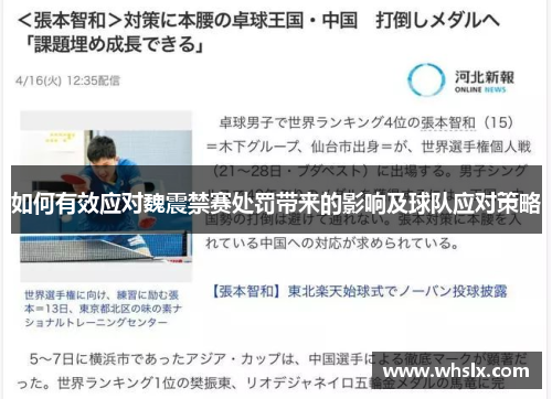 如何有效应对魏震禁赛处罚带来的影响及球队应对策略